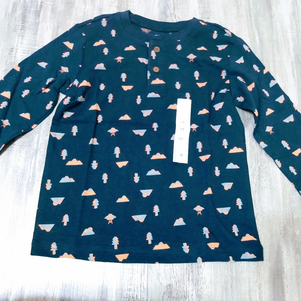 Toddler Long Sleeve Henley